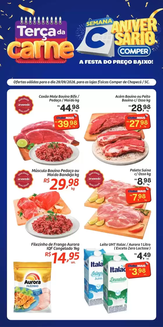 Catálogo Comper | TERÇA DA CARNE SC CHAPECÓ | 2026-09-29T00:00:00.000Z - 2026-09-29T00:00:00.000Z