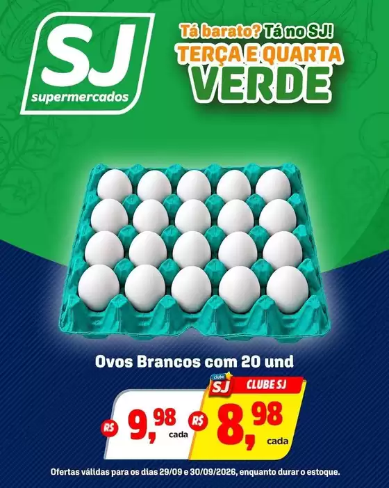 Catálogo Sj Supermercados | Ofertas especiais atraentes para todos | 2026-09-29T00:00:00.000Z - 2026-09-30T00:00:00.000Z