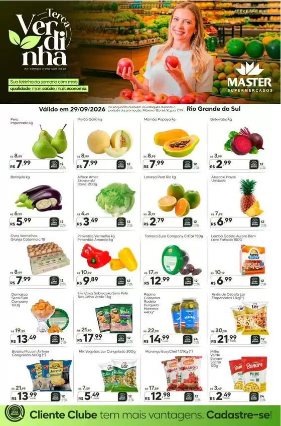 Catálogo Master Supermercados | Terca verdinha | 2026-09-29T00:00:00.000Z - 2026-09-29T00:00:00.000Z
