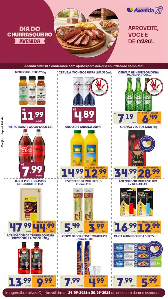 Catálogo Supermercados Avenida | Descubra ofertas atraentes | 2026-09-29T00:00:00.000Z - 2026-09-30T00:00:00.000Z