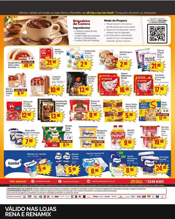 Catálogo Supermercados Rena em Juatuba | Encarte Supermercados Rena | 2026-09-28T00:00:00.000Z - 2026-10-04T00:00:00.000Z