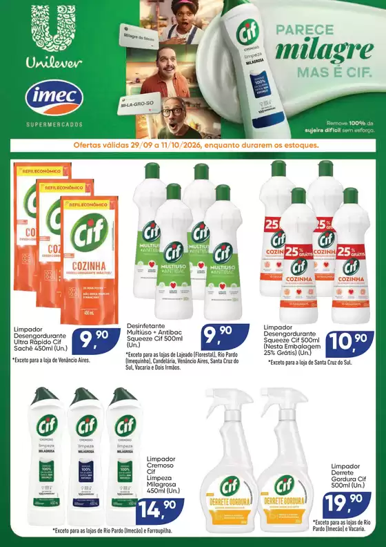 Catálogo Imec Supermercados | BAIXA 16221 IMEC Cooperada Especial Unilever 2909 a 11102026 | 2026-09-29T00:00:00.000Z - 2026-10-11T00:00:00.000Z