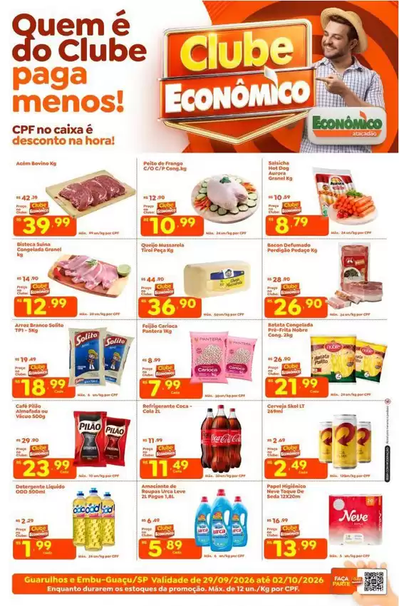 Catálogo Econômico Atacadão | Tabloide Econômico Atacadão - SP | 2026-09-29T00:00:00.000Z - 2026-10-02T00:00:00.000Z