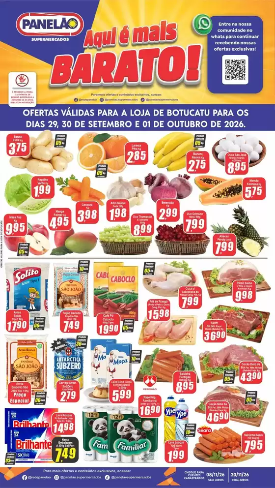 Catálogo Panelão | Pechinchas e ofertas atuais | 2026-09-29T00:00:00.000Z - 2026-10-01T00:00:00.000Z