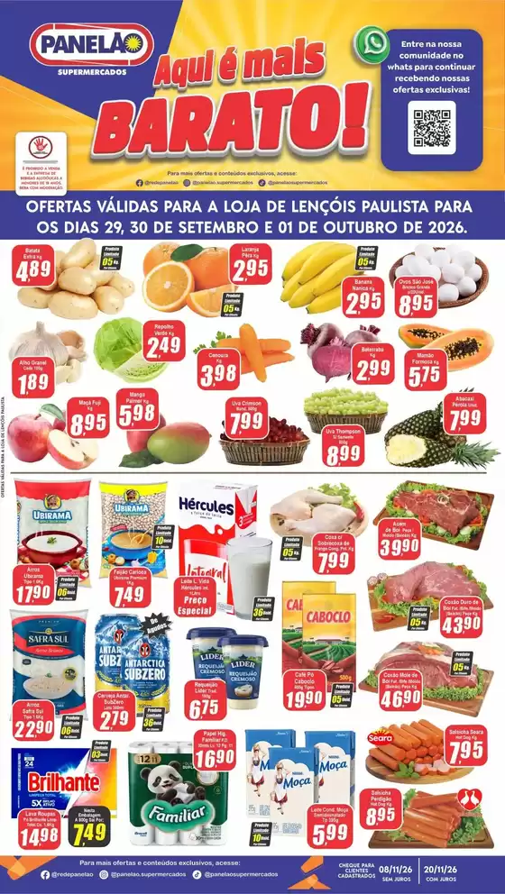 Catálogo Panelão | Ótima oferta para todos os clientes | 2026-09-29T00:00:00.000Z - 2026-10-01T00:00:00.000Z