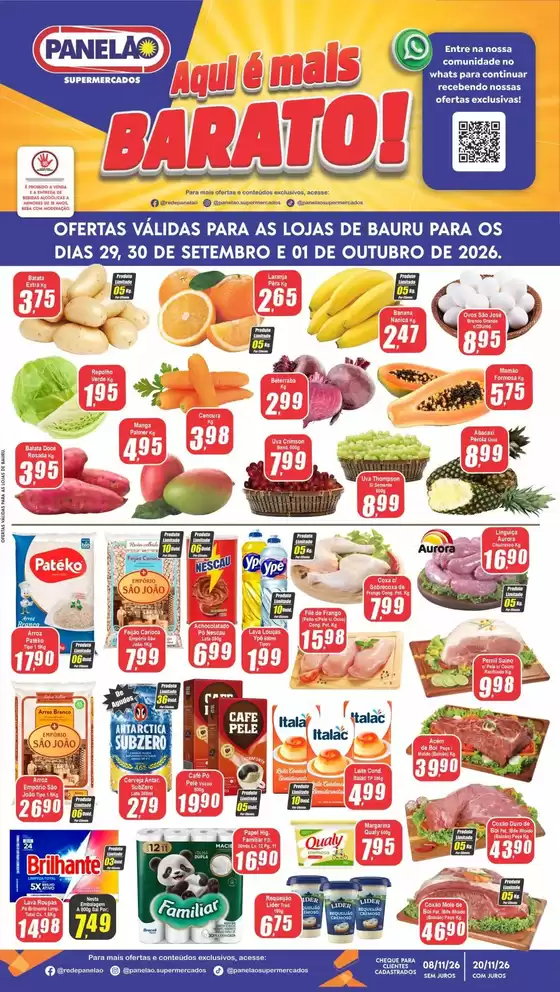 Catálogo Panelão | Melhores ofertas para compradores econômicos | 2026-09-29T00:00:00.000Z - 2026-10-01T00:00:00.000Z