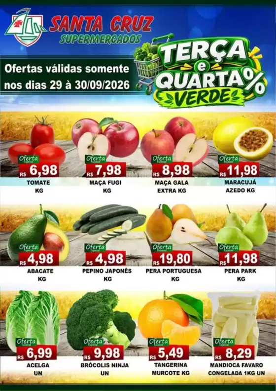 Catálogo Santa Cruz Supermercados | Terça E Quarta Verde | 2026-09-29T00:00:00.000Z - 2026-09-30T00:00:00.000Z