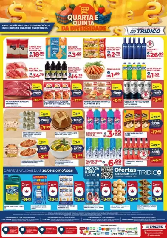 Catálogo Supermercados Tridico | Ofertas | 2026-09-30T00:00:00.000Z - 2026-10-01T00:00:00.000Z