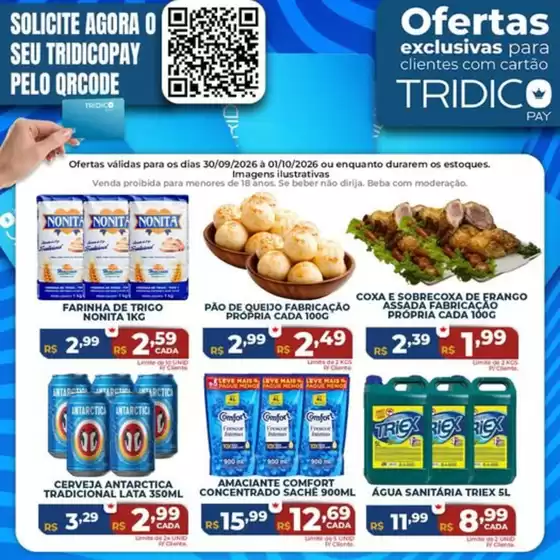 Catálogo Supermercados Tridico | Ofertas exclusivas | 2026-09-30T00:00:00.000Z - 2026-10-01T00:00:00.000Z