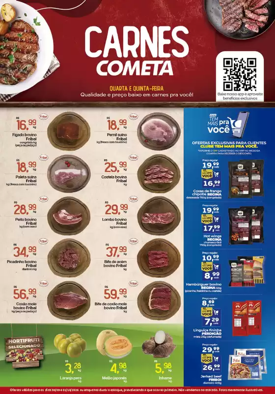 Catálogo Cometa Supermercados |  CARNES | 2026-09-30T00:00:00.000Z - 2026-10-01T00:00:00.000Z