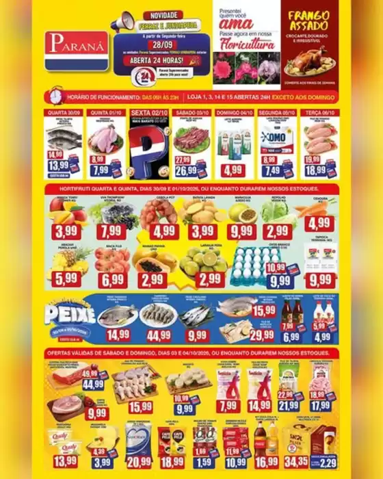 Catálogo Supermercados Paraná em Nova Lima | Ofertas | 2026-09-30T00:00:00.000Z - 2026-10-06T00:00:00.000Z