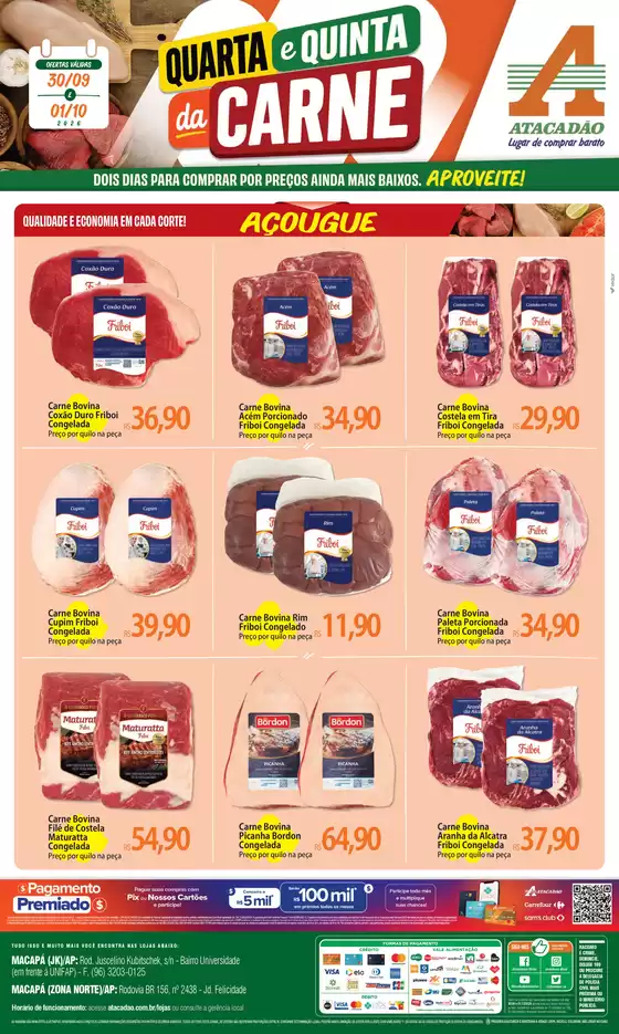 Catálogo Atacadão | Atacadão - Carnes | 2026-09-30T00:00:00.000Z - 2026-10-01T00:00:00.000Z