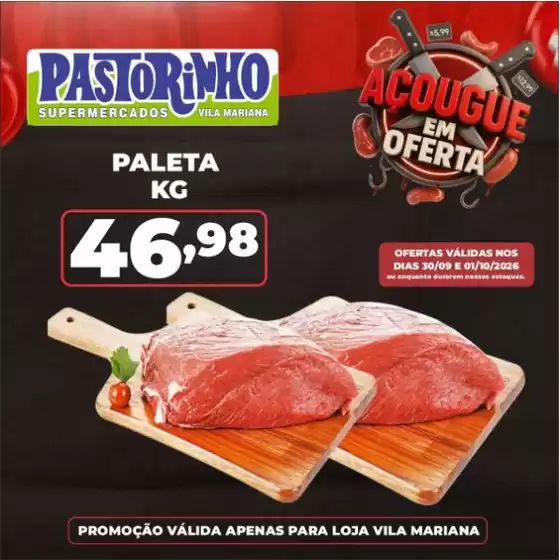 Catálogo Supermercado Pastorinho | Melhores ofertas para todos os clientes | 2026-09-30T00:00:00.000Z - 2026-10-01T00:00:00.000Z