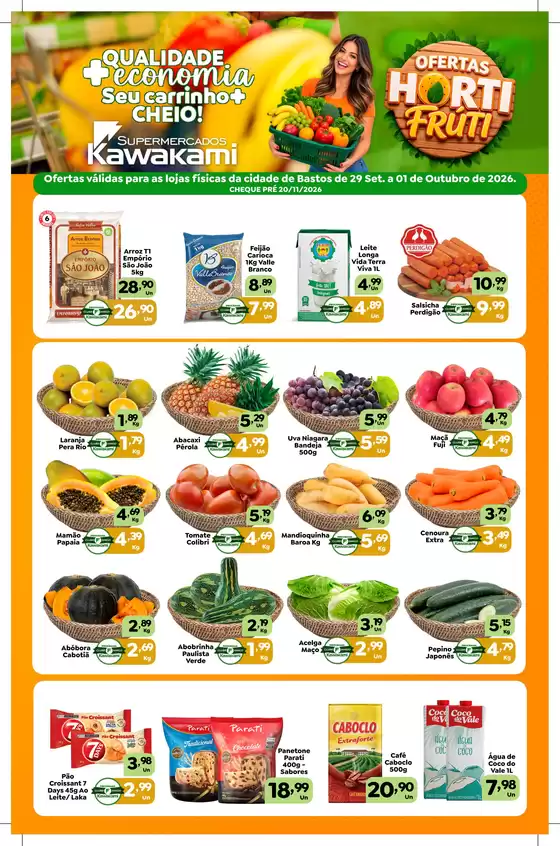 Catálogo Supermercados Kawakami | Ofertas - Bastos | 2026-09-29T00:00:00.000Z - 2026-10-01T00:00:00.000Z