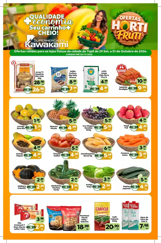 Catálogo Supermercados Kawakami | Ofertas - Tupã | 2026-09-29T00:00:00.000Z - 2026-10-01T00:00:00.000Z
