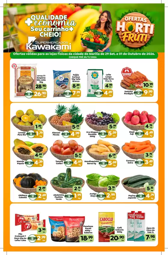 Catálogo Supermercados Kawakami | Ofertas - Marília | 2026-09-29T00:00:00.000Z - 2026-10-01T00:00:00.000Z