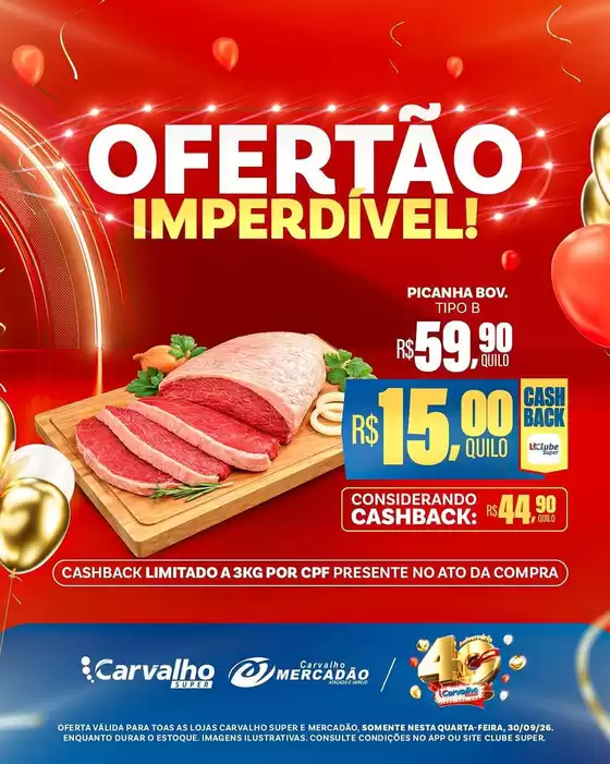 Catálogo Carvalho Supermercado | Promoções especiais em andamento | 2026-09-30T00:00:00.000Z - 2026-09-30T00:00:00.000Z
