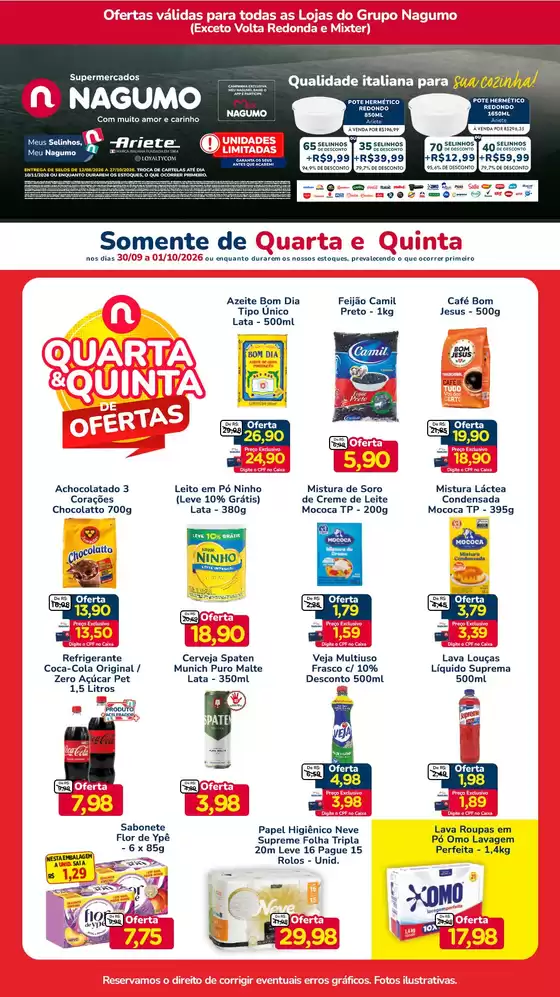 Catálogo Nagumo | QUARTA E QUINTA | 2026-09-30T00:00:00.000Z - 2026-10-01T00:00:00.000Z