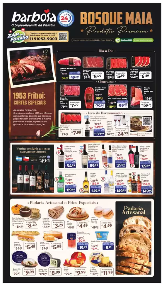 Catálogo Barbosa Supermercados | Jornal de Ofertas Bosque Maia | 2026-09-30T00:00:00.000Z - 2026-10-13T00:00:00.000Z