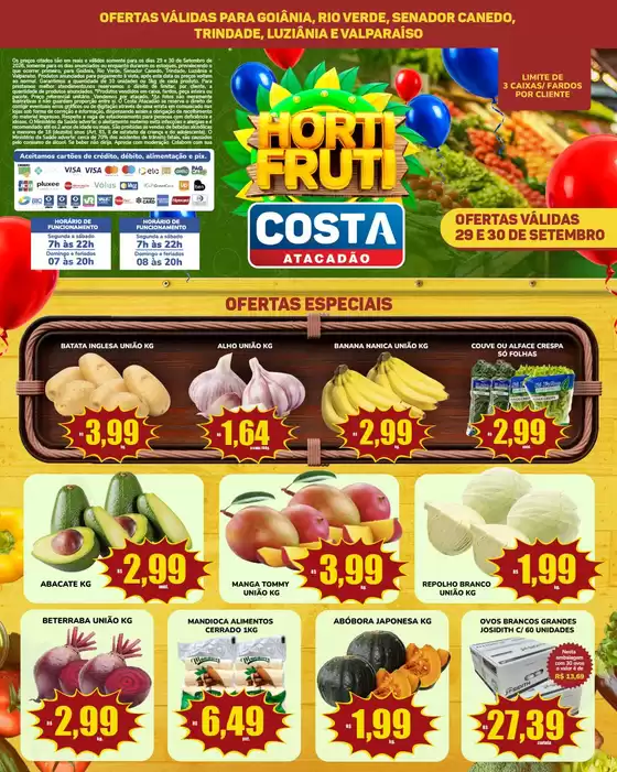Catálogo Costa Atacadão | HORTIFRUTI | 2026-09-30T00:00:00.000Z - 2026-09-30T00:00:00.000Z