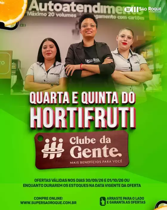 Catálogo São Roque Supermercados | Ofertas para caçadores de pechinchas | 2026-09-30T00:00:00.000Z - 2026-10-01T00:00:00.000Z