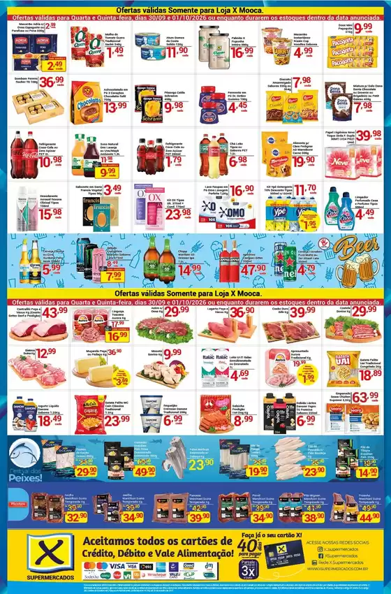 Catálogo X Supermercados | Ofertas exclusivas e pechinchas | 2026-09-30T00:00:00.000Z - 2026-10-01T00:00:00.000Z