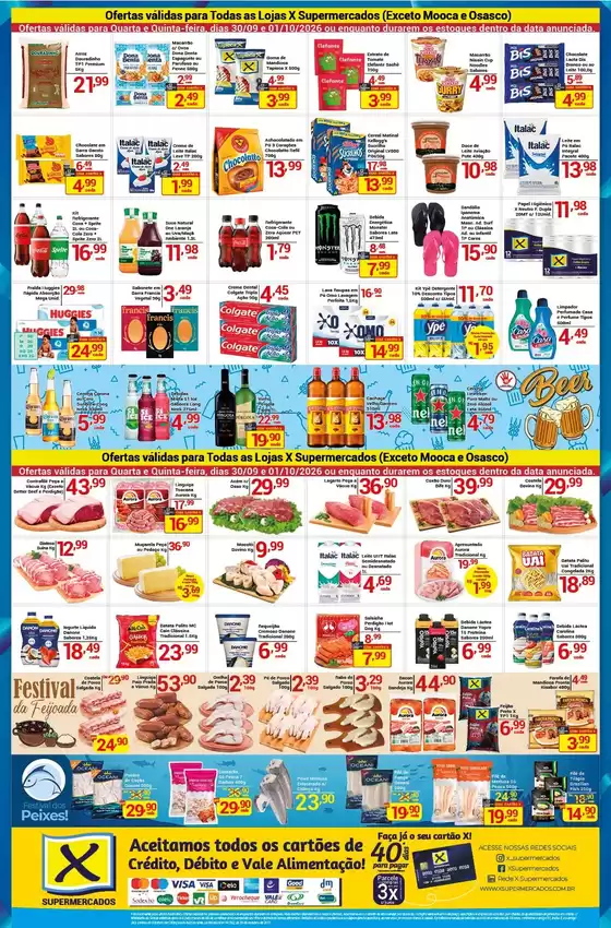 Catálogo X Supermercados | Nossas melhores pechinchas | 2026-09-30T00:00:00.000Z - 2026-10-01T00:00:00.000Z
