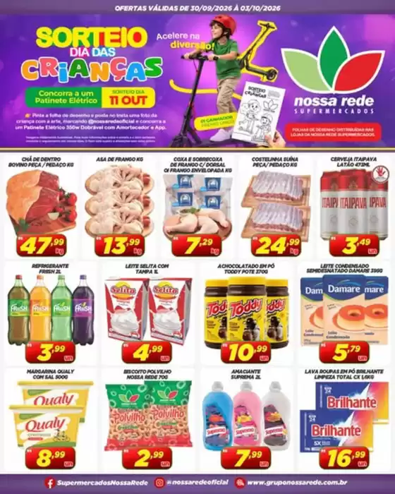 Catálogo Nossa Rede Supermercados | Dia dos Crianacas | 2026-09-30T00:00:00.000Z - 2026-10-03T00:00:00.000Z