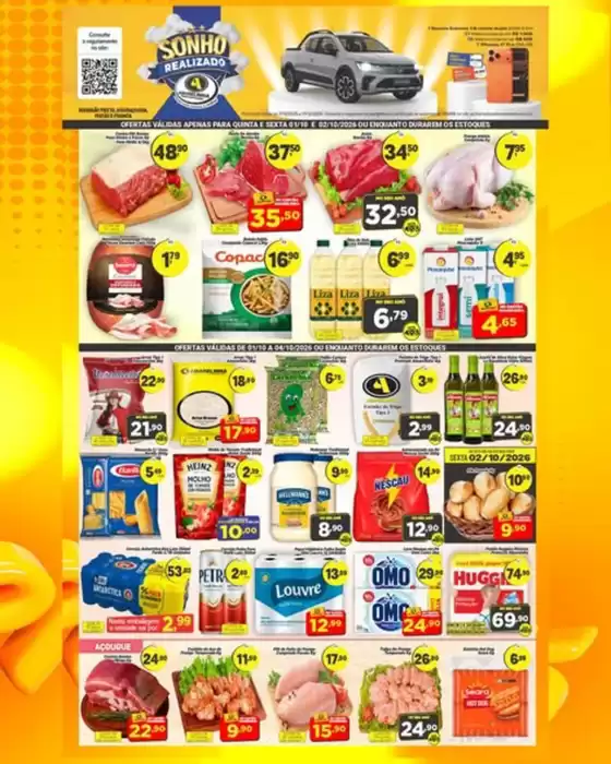 Catálogo Amarelinha Supermercados | Ofertas | 2026-10-01T00:00:00.000Z - 2026-10-02T00:00:00.000Z