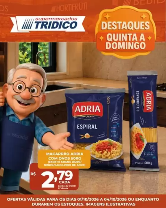 Catálogo Supermercados Tridico em Guaratuba | Quinta e Domingo | 2026-10-01T00:00:00.000Z - 2026-10-04T00:00:00.000Z