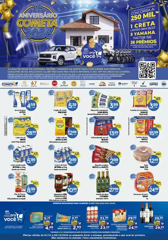 Catálogo Cometa Supermercados | A cada dez semanas | 2026-10-01T00:00:00.000Z - 2026-10-08T00:00:00.000Z