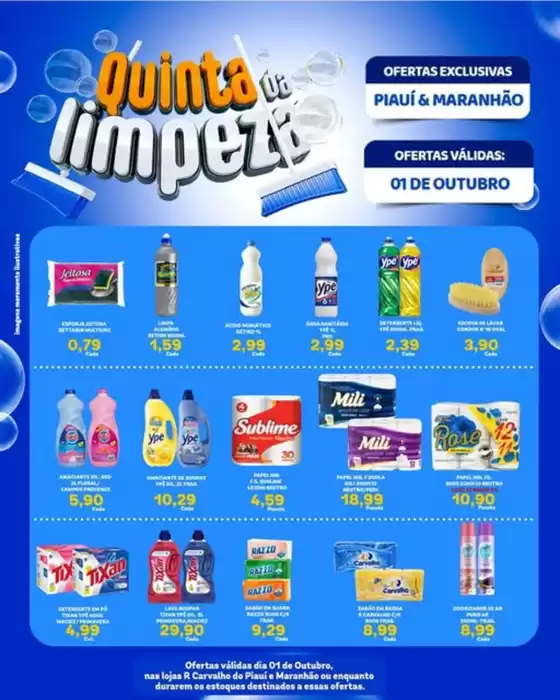 Catálogo R Carvalho Supermercado | Quinta da Limpeza | 2026-10-01T00:00:00.000Z - 2026-10-01T00:00:00.000Z