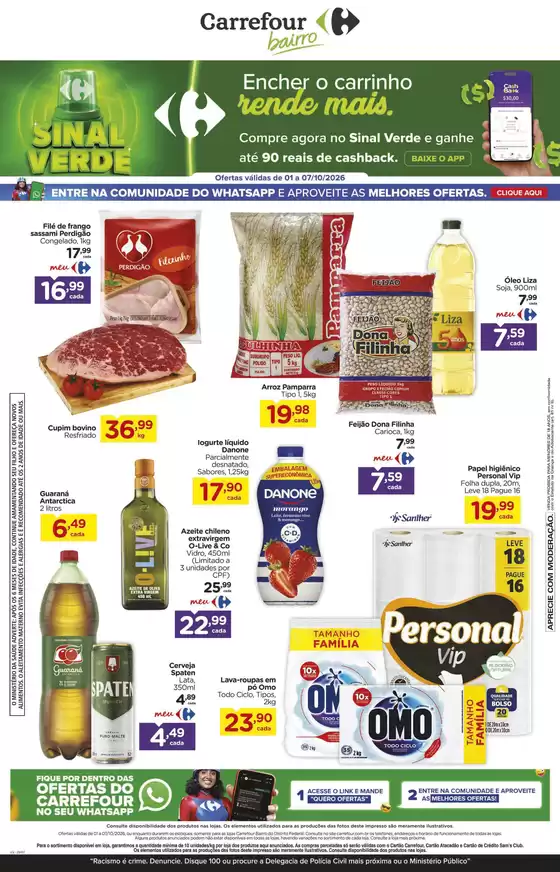 Catálogo Carrefour Bairro | Ofertas especiais para você | 2026-10-01T00:00:00.000Z - 2026-10-07T00:00:00.000Z