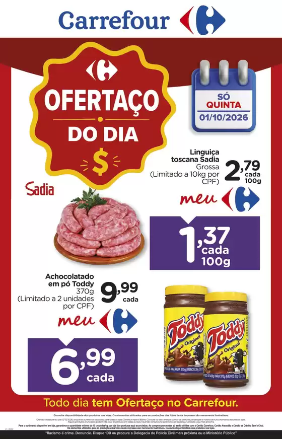Catálogo Carrefour Bairro | OFERTA DO DIA | 2026-10-01T00:00:00.000Z - 2026-10-01T00:00:00.000Z