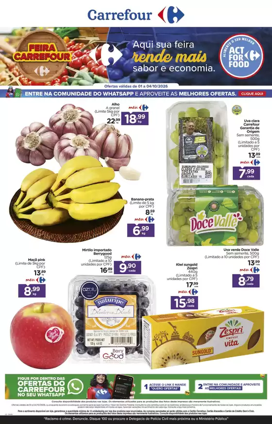 Catálogo Carrefour Bairro | Promoções especiais em andamento | 2026-10-01T00:00:00.000Z - 2026-10-04T00:00:00.000Z