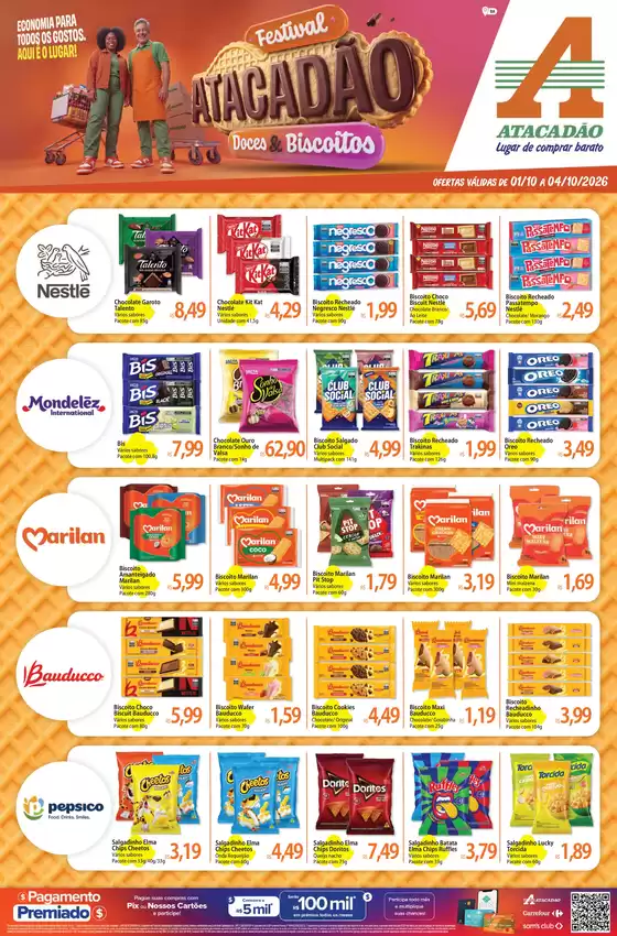 Catálogo Atacadão em Ponta Grossa | Atacadão - Doces e Biscoitos | 2026-10-01T00:00:00.000Z - 2026-10-04T00:00:00.000Z