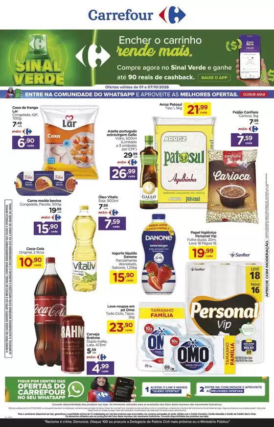 Catálogo Carrefour | Descubra ofertas atraentes | 2026-10-01T00:00:00.000Z - 2026-10-07T00:00:00.000Z