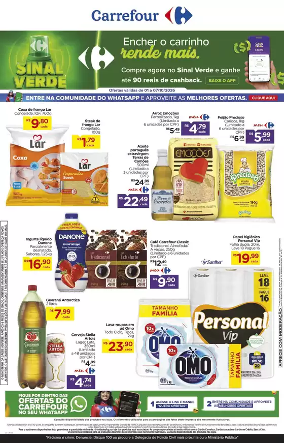 Catálogo Carrefour | Melhores ofertas para todos os clientes | 2026-10-01T00:00:00.000Z - 2026-10-07T00:00:00.000Z