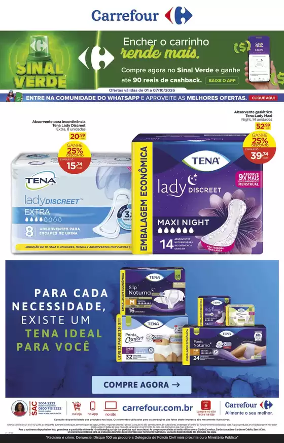 Catálogo Carrefour | Ofertas para caçadores de pechinchas | 2026-10-01T00:00:00.000Z - 2026-10-07T00:00:00.000Z