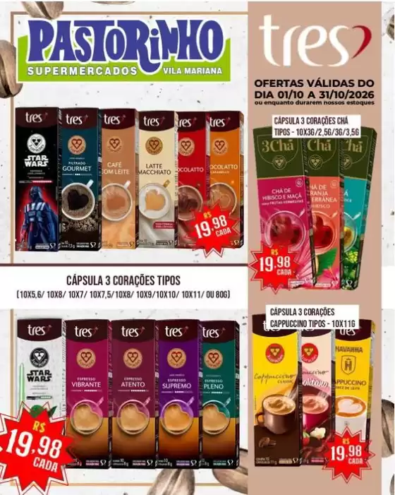 Catálogo Supermercado Pastorinho | Ofertas exclusivas e pechinchas | 2026-10-01T00:00:00.000Z - 2026-10-31T00:00:00.000Z