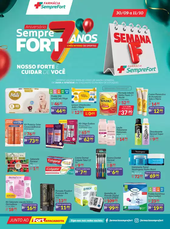 Catálogo Farmácia SempreFort | Fort Atacadista - Santa Catarina | 2026-09-30T00:00:00.000Z - 2026-10-11T00:00:00.000Z