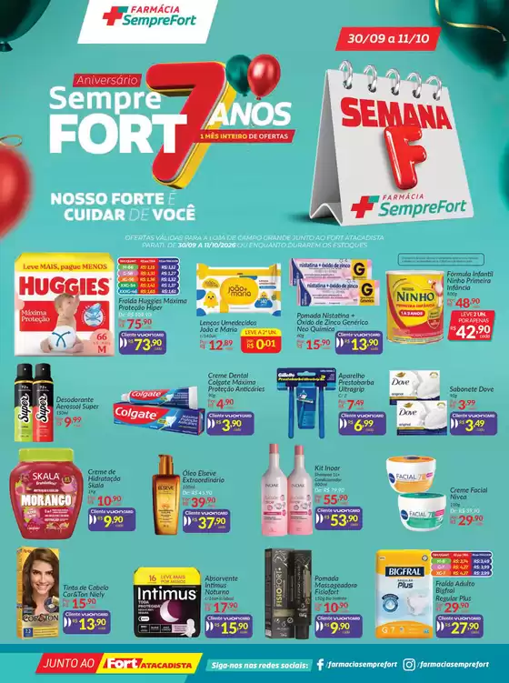 Catálogo Farmácia SempreFort | Fort Atacadista - Parati - MS | 2026-09-30T00:00:00.000Z - 2026-10-11T00:00:00.000Z