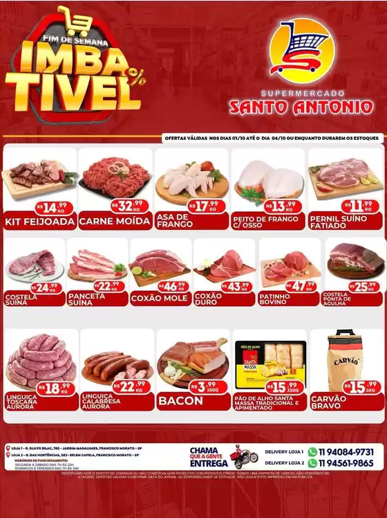Catálogo Supermercados Santo Antonio | Encarte Supermercados Santo Antonio | 2026-10-01T00:00:00.000Z - 2026-10-04T00:00:00.000Z