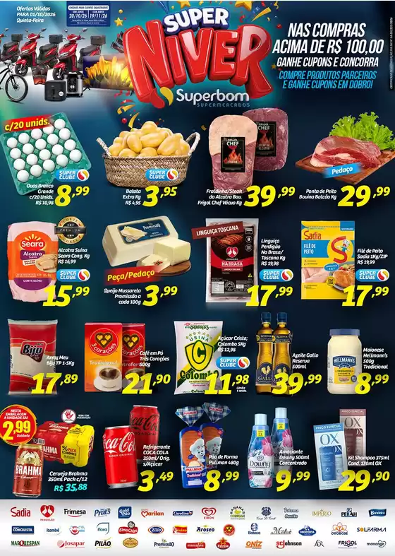 Catálogo Superbom Supermercados | Encarte Superbom Supermercados | 2026-10-01T00:00:00.000Z - 2026-10-26T00:00:00.000Z