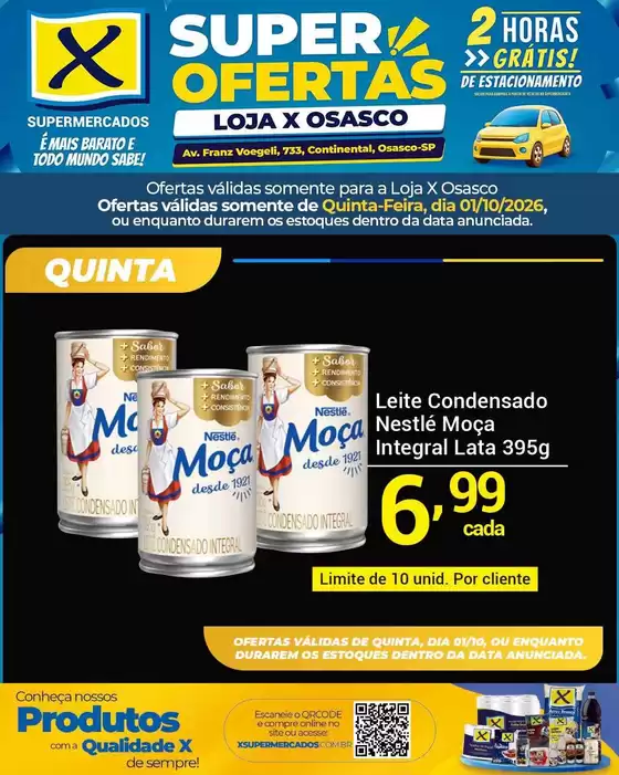 Catálogo X Supermercados em Cajuru | Descubra ofertas atraentes | 2026-10-01T00:00:00.000Z - 2026-10-01T00:00:00.000Z