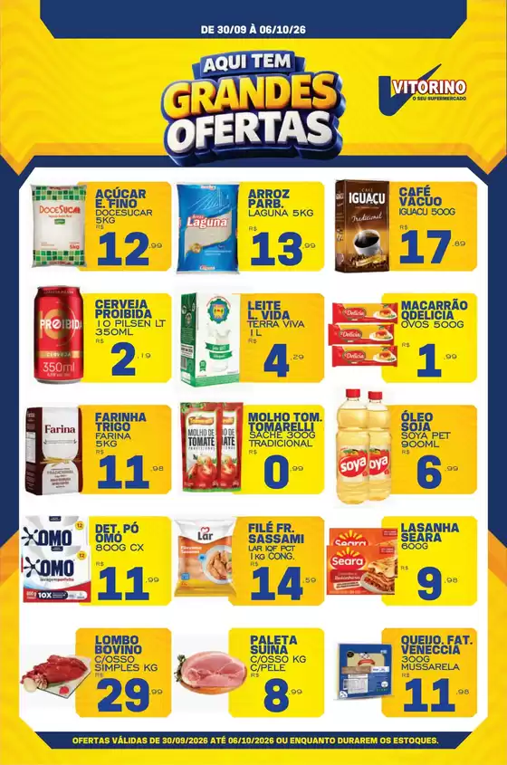 Catálogo Supermercado Vitorino | Encarte Supermercado Vitorino | 2026-09-30T00:00:00.000Z - 2026-10-06T00:00:00.000Z