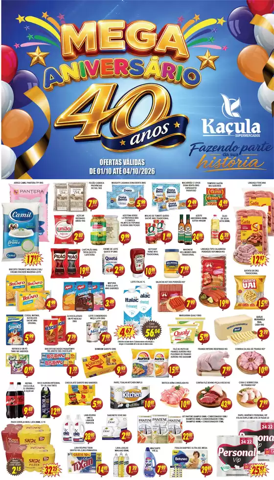 Catálogo Kaçula Supermercados em Cajuru | Loja1 | 2026-10-01T00:00:00.000Z - 2026-10-04T00:00:00.000Z