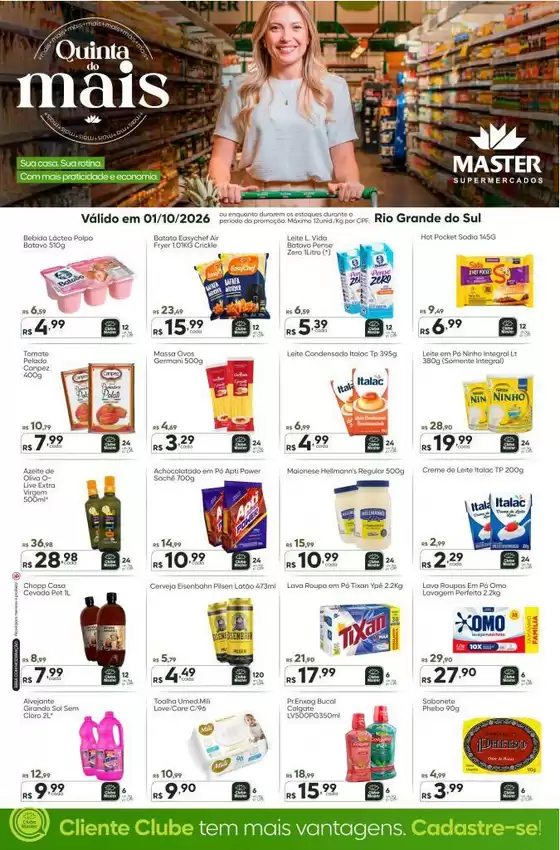 Catálogo Master Supermercados | Quinta do mais RS | 2026-10-01T00:00:00.000Z - 2026-10-01T00:00:00.000Z