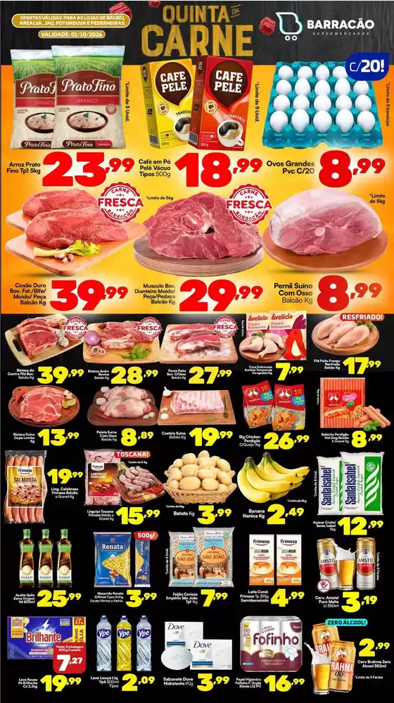 Catálogo Barracão Supermercado | Encarte Barracão Supermercado | 2026-10-01T00:00:00.000Z - 2026-10-01T00:00:00.000Z