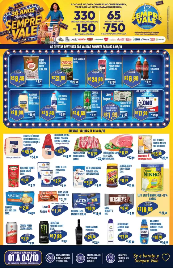 Catálogo Sempre Vale Supermercados | Encarte Sempre Vale Supermercados | 2026-10-01T00:00:00.000Z - 2026-10-04T00:00:00.000Z